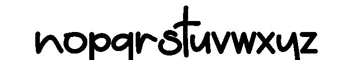 Santa Sandwich Font LOWERCASE