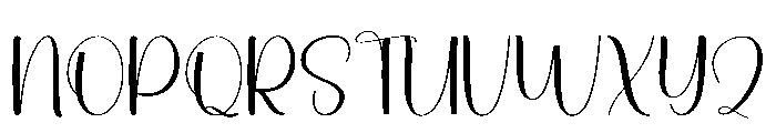 Santa Signatie Font UPPERCASE