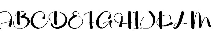 Santa Snowboard Font UPPERCASE