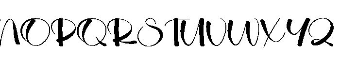 Santa Snowboard Font UPPERCASE