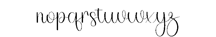 Santa Sometimes Font LOWERCASE
