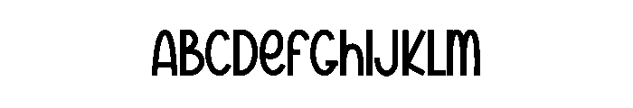 Santa Stickers Font UPPERCASE