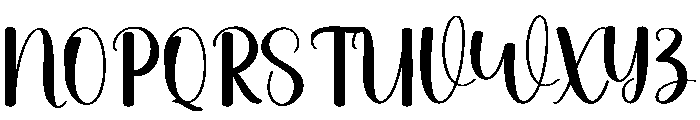 Santa Wedding Font UPPERCASE