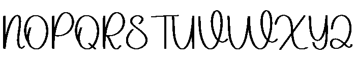 Santa Weekend Font UPPERCASE