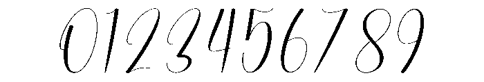 Santa Writing Font OTHER CHARS