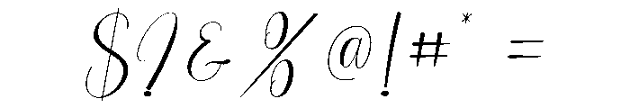 Santa Writing Font OTHER CHARS
