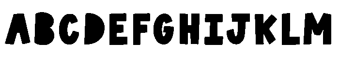 Santa mail Font UPPERCASE