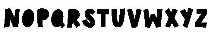 Santa mail Font LOWERCASE