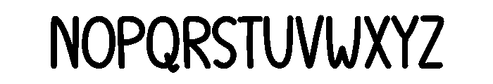 SantaGoose Font UPPERCASE