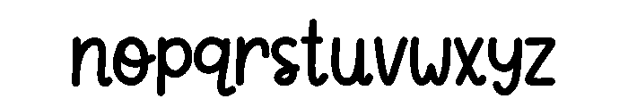 SantaGoose Font LOWERCASE