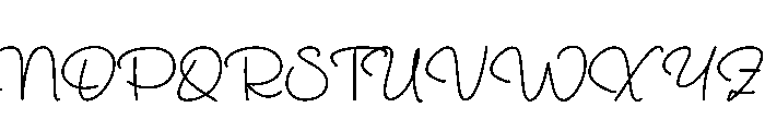 Santaboy Font UPPERCASE