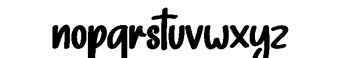Santakids Font LOWERCASE