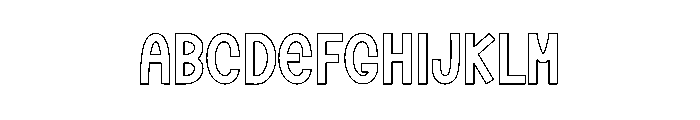 Santalight Font UPPERCASE