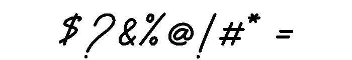 Santalina Regular Font OTHER CHARS
