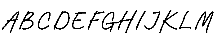 Santalina Regular Font UPPERCASE