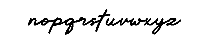 Santalina Regular Font LOWERCASE