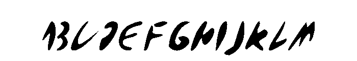 Santara Font UPPERCASE