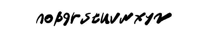 Santara Font LOWERCASE