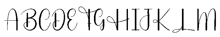Santas Desember Font UPPERCASE