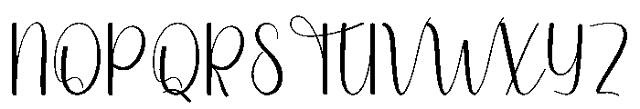 Santas Desember Font UPPERCASE