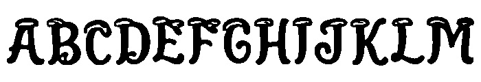 Santas_Whimsy Font UPPERCASE