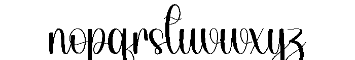 Santasweety Font LOWERCASE