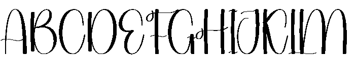 Santavintage Font UPPERCASE