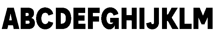 Santhor Black Condensed Font UPPERCASE
