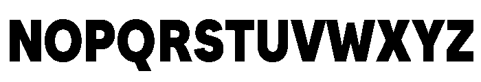 Santhor Black Condensed Font UPPERCASE