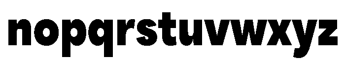 Santhor Black Condensed Font LOWERCASE