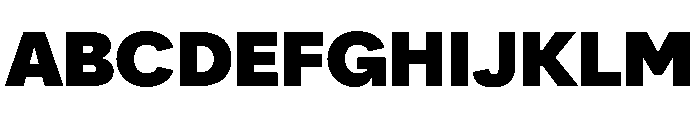 Santhor Black Expanded Font UPPERCASE