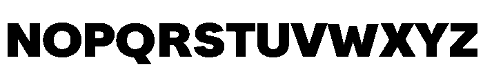 Santhor Black Expanded Font UPPERCASE