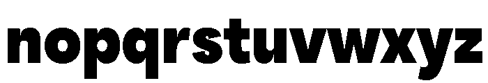 Santhor Black Semi Condensed Font LOWERCASE