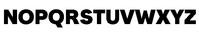 Santhor Black Semi Expanded Font UPPERCASE
