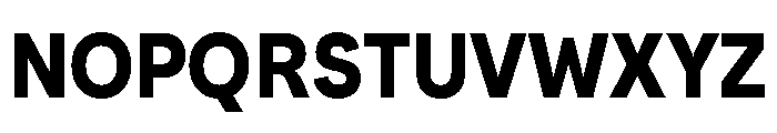 Santhor Bold Semi Condensed Font UPPERCASE