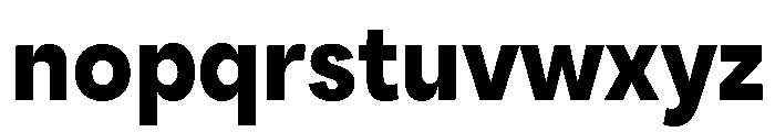 Santhor Bold Semi Condensed Font LOWERCASE