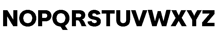 Santhor Bold Semi Expanded Font UPPERCASE
