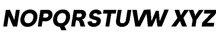 Santhor Bold Slant Font UPPERCASE