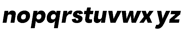 Santhor Bold Slant Font LOWERCASE
