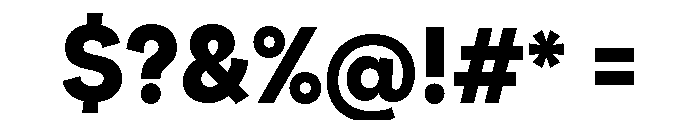 Santhor Bold Font OTHER CHARS