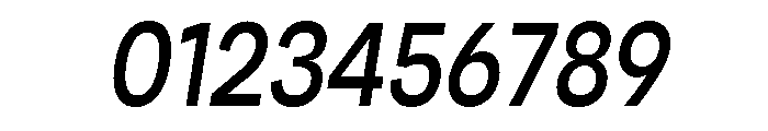 Santhor Condensed Slant Font OTHER CHARS