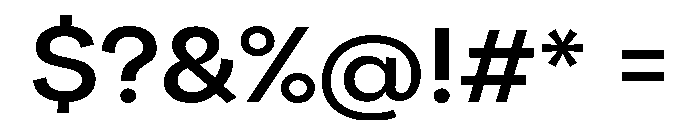 Santhor Expanded Font OTHER CHARS