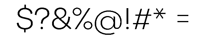 Santhor ExtLt SemExp Font OTHER CHARS