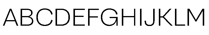 Santhor ExtLt SemExp Font UPPERCASE