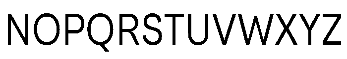 Santhor Light Condensed Font UPPERCASE