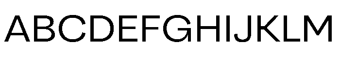 Santhor Light Expanded Font UPPERCASE