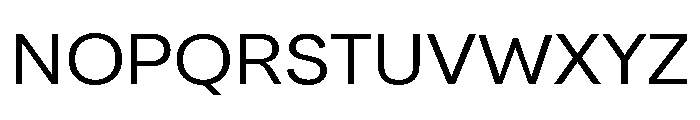 Santhor Light Expanded Font UPPERCASE