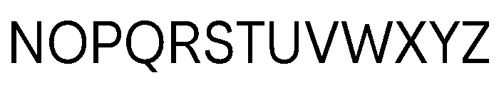 Santhor Light Semi Condensed Font UPPERCASE
