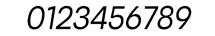 Santhor Light SemiCond Slant Font OTHER CHARS