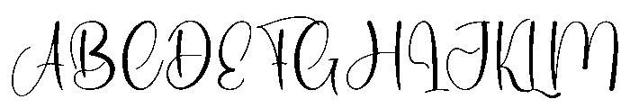 Santiago Honeymoon Font UPPERCASE